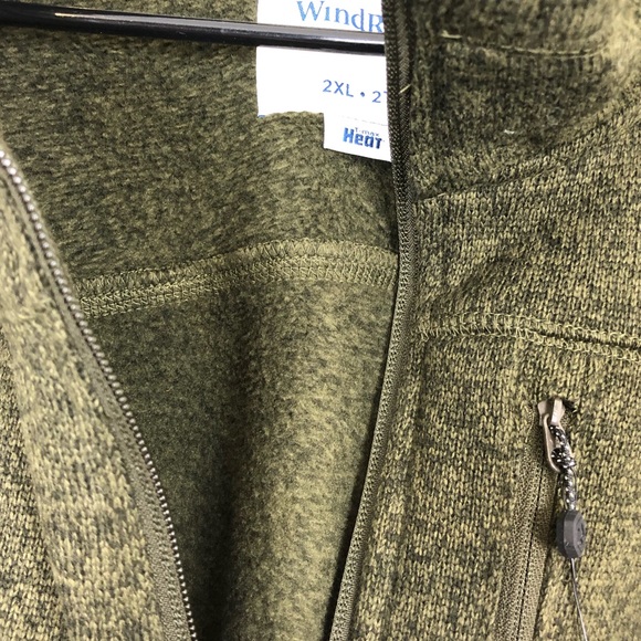 NWT WindRiver Men's T-Max Heat Quarter Zip Sweatshirt Sz 2XL - Picture 9 of 15